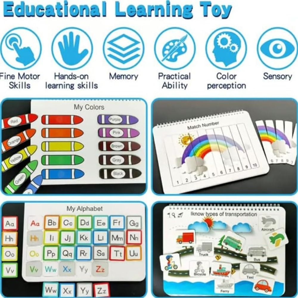Learning Workbook Preschool - for Toddlers My Preschool Busy Book