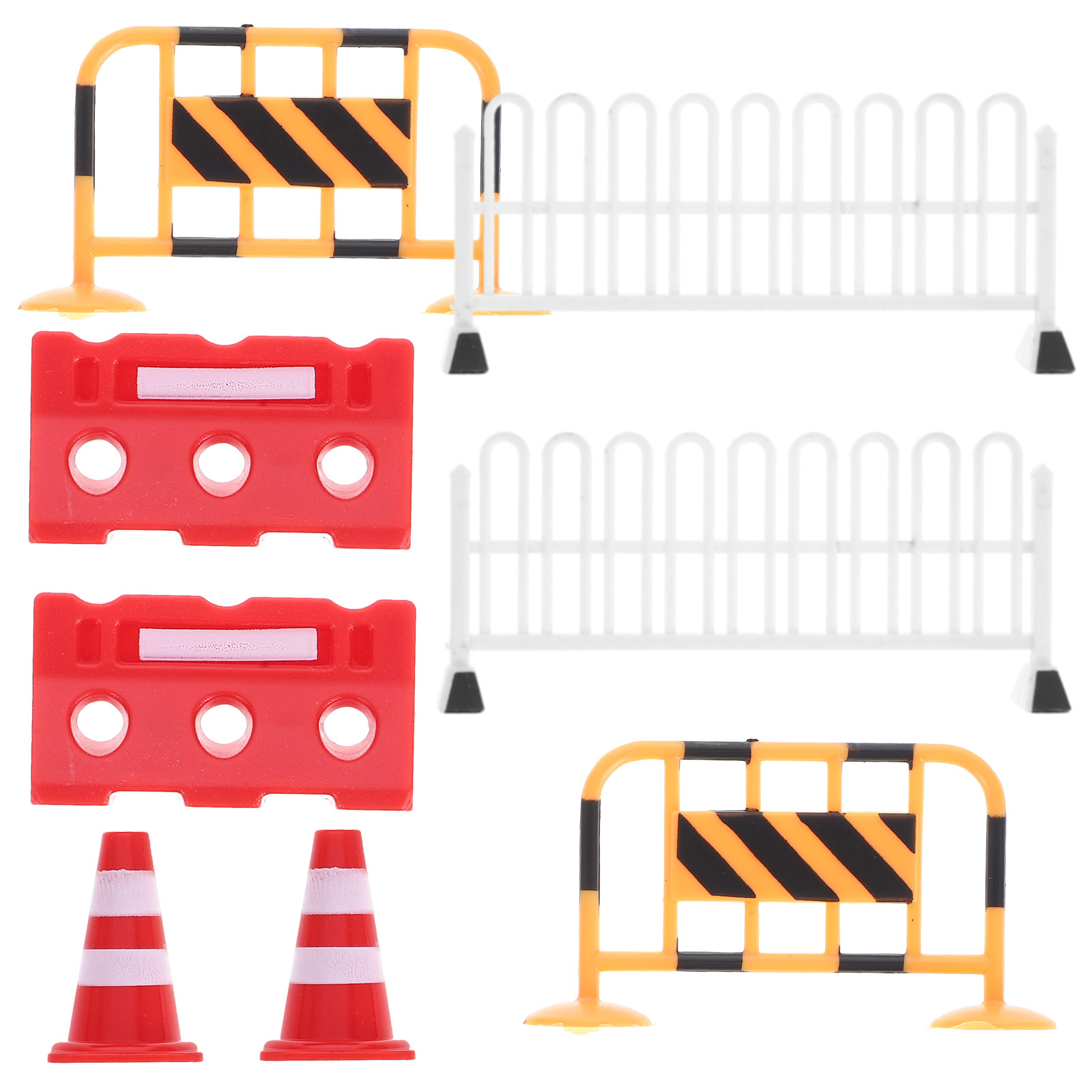 Kids Education Sites - 8Pcs Kids Traffic Roadblock Play Set