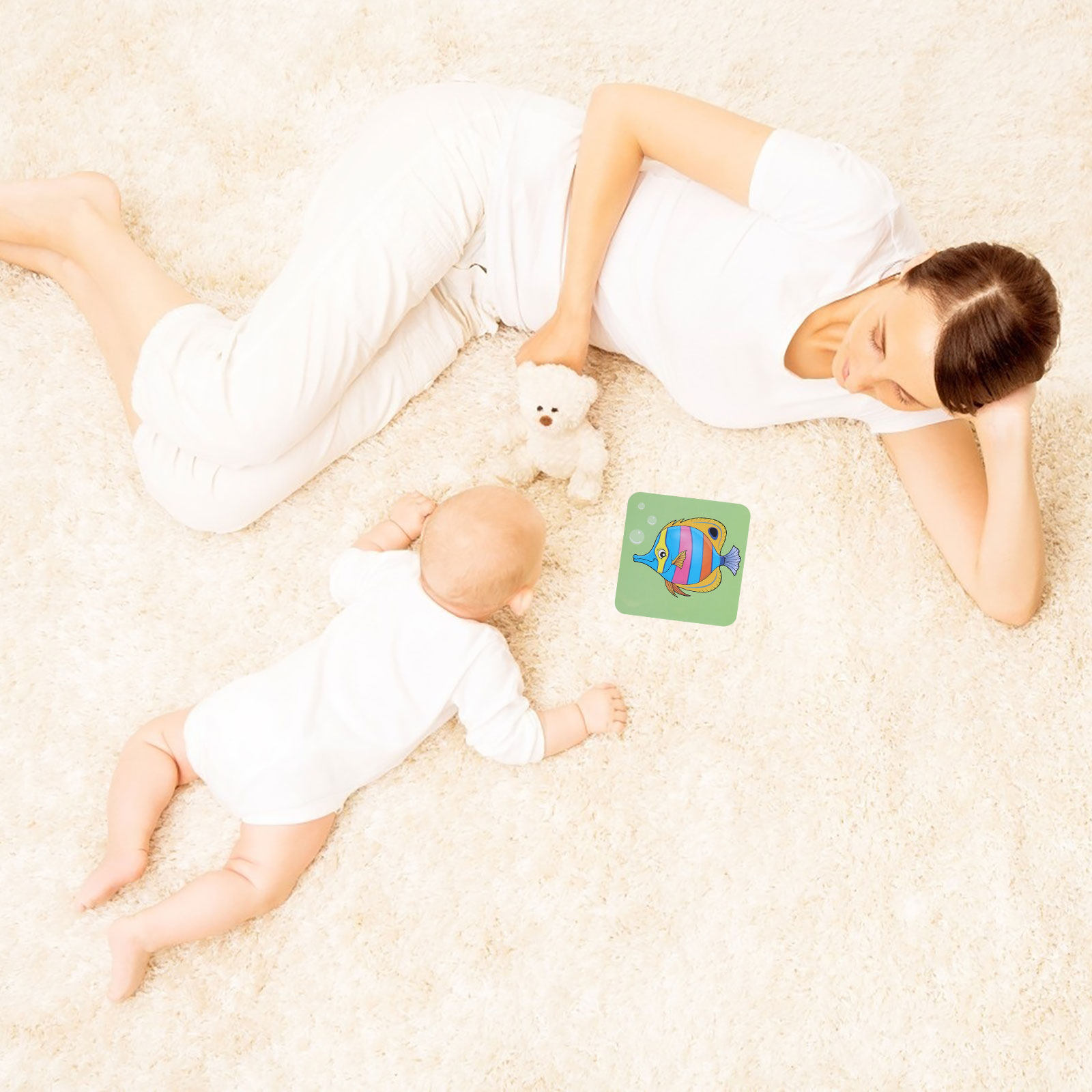 Kids Education Card - Visual Stimulus Cards Color Recognition Brightly