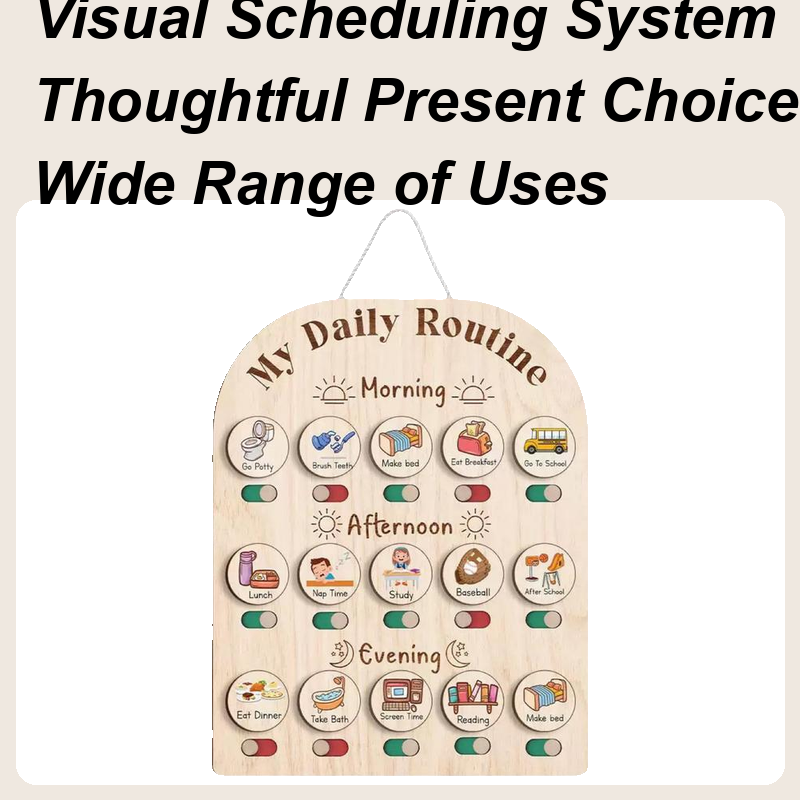 Kids Education Planner - Kids Daily Routine Chart Morning Bedtime
