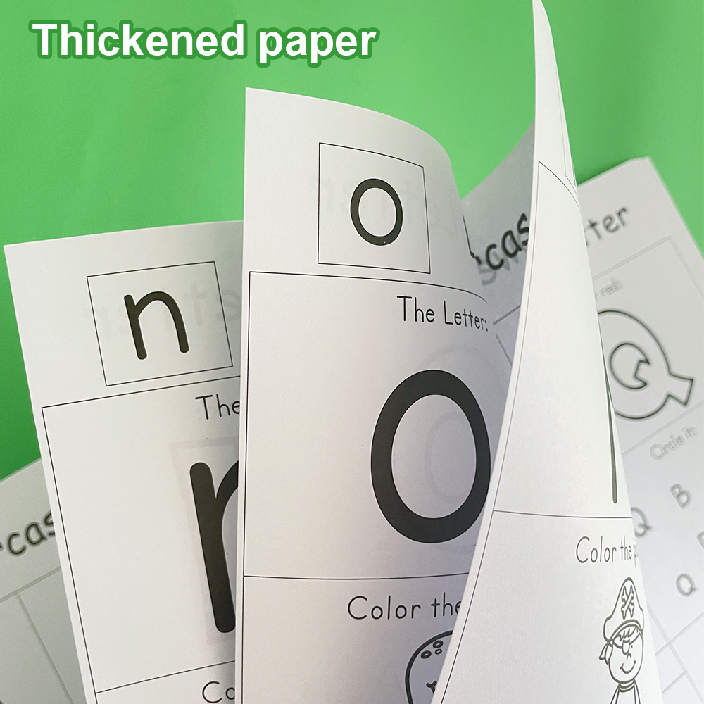 54 Pages Letters A-Z Alphabet  - Learning Workbook Preschool ulasan dan harga