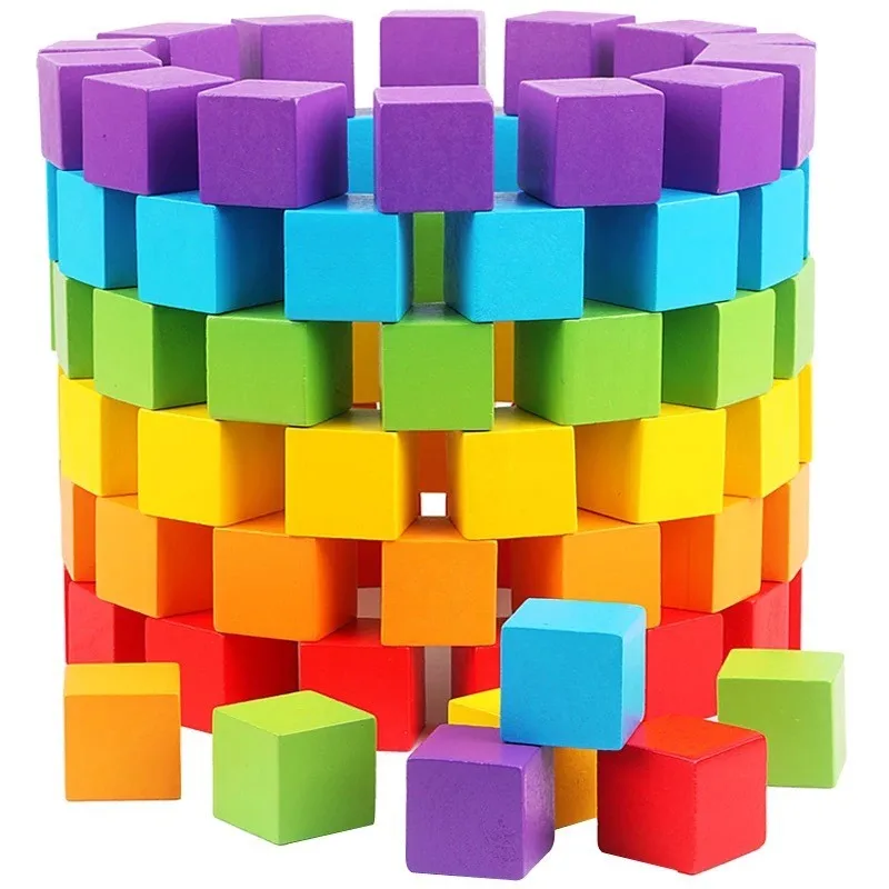 30Pcs/Set 2*2*2cm Colorful Woo - Kids Educational Game 2 ulasan dan harga