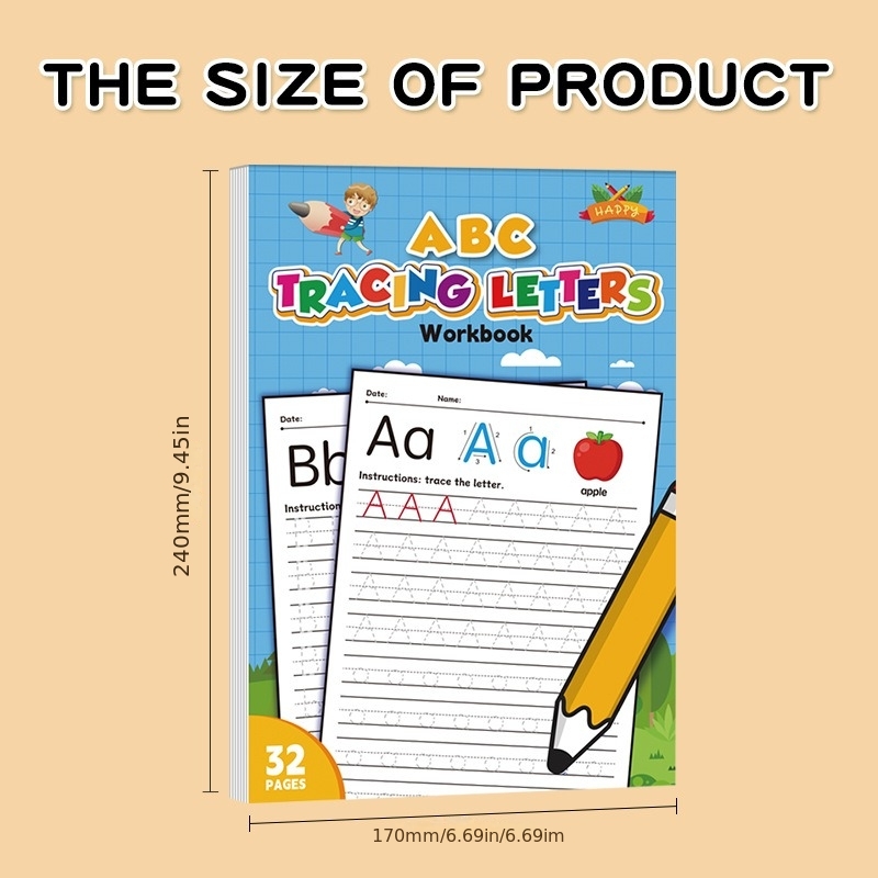 Alphabet Workbook A-Z - Patter - Learning Workbook Preschool ulasan dan harga