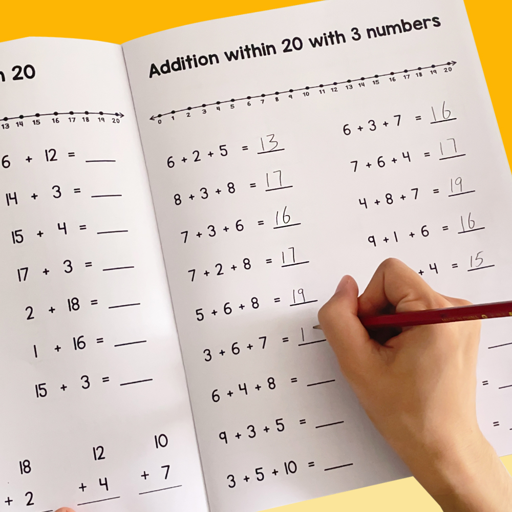 Addition & Subtraction within  - Learning Workbook Preschool ulasan dan harga