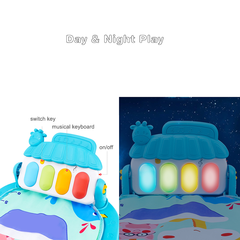 Musical Baby Activity Gym Rack - Kids Education Rug ulasan dan harga