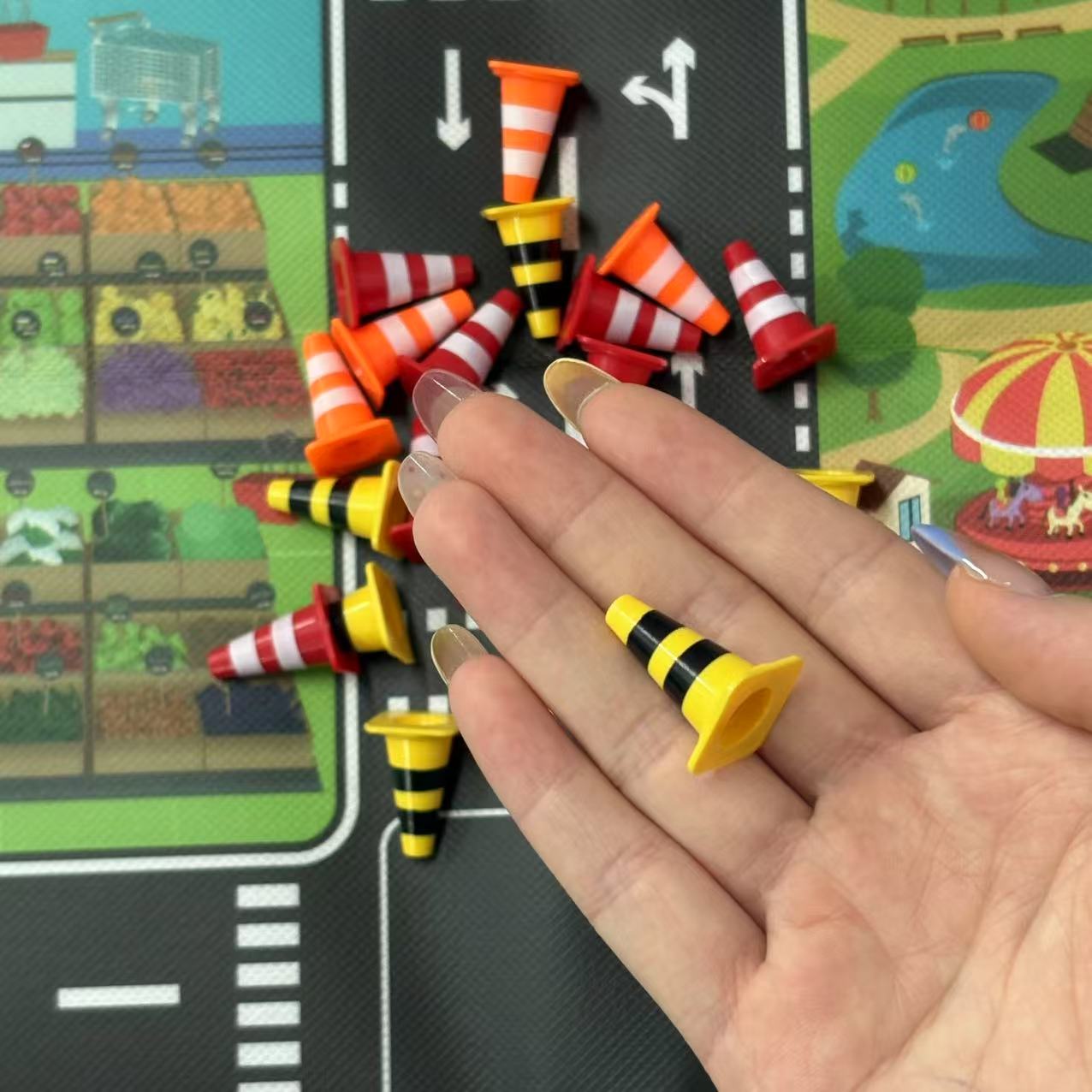 Mini Traffic Road Signs & Road - Kids Educational Device ulasan dan harga
