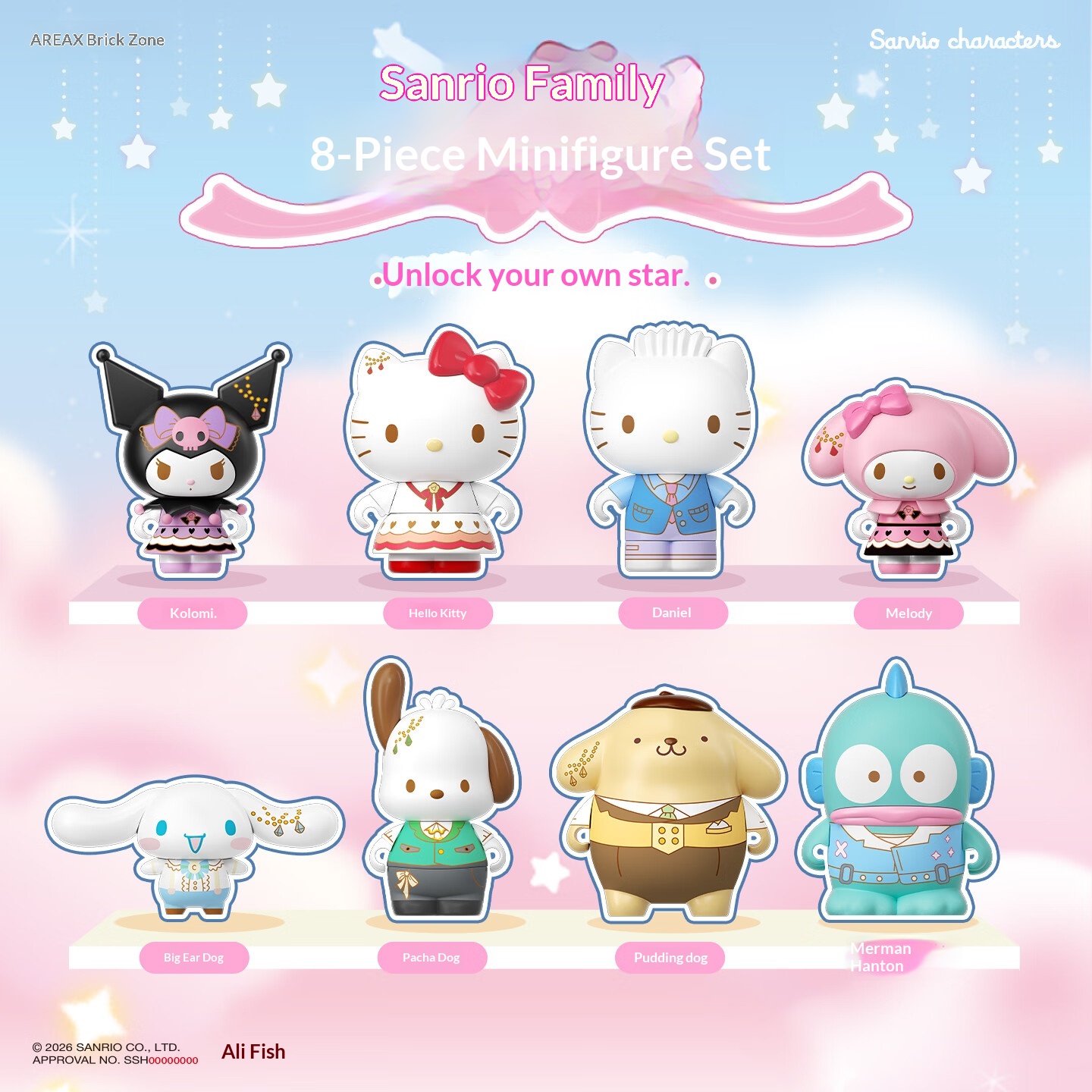 Areax Sanrio Characters Buildi - Lego Set Technic ulasan dan harga