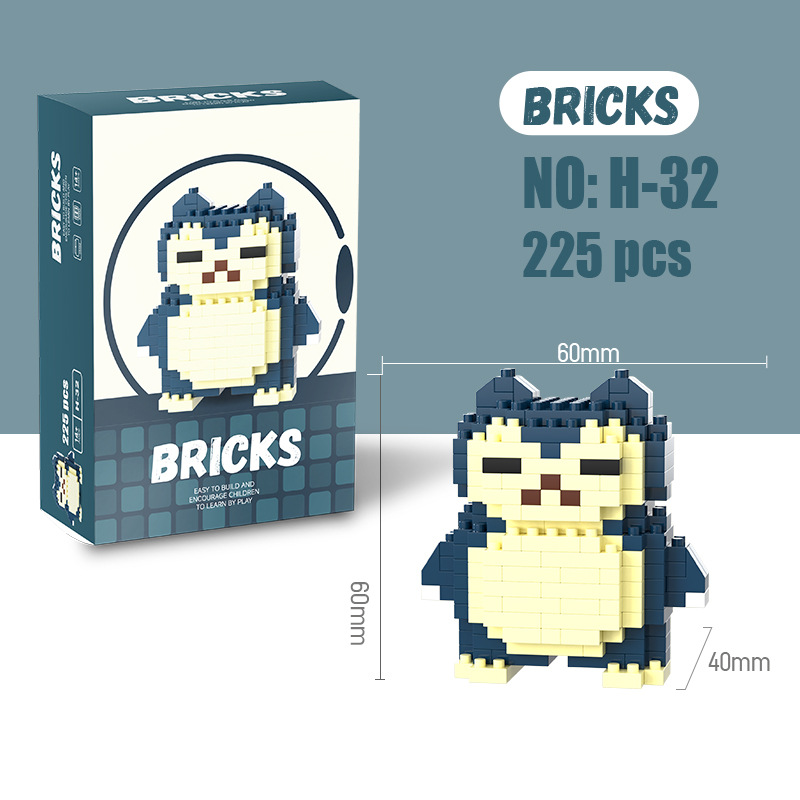 Pokemon Micro Building Blocks  - Lego Set Technic ulasan dan harga