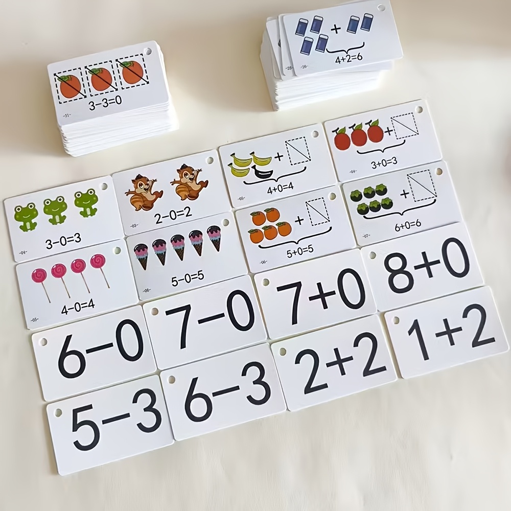 132 Cards with Addition and Su - Kids Education Card ulasan dan harga