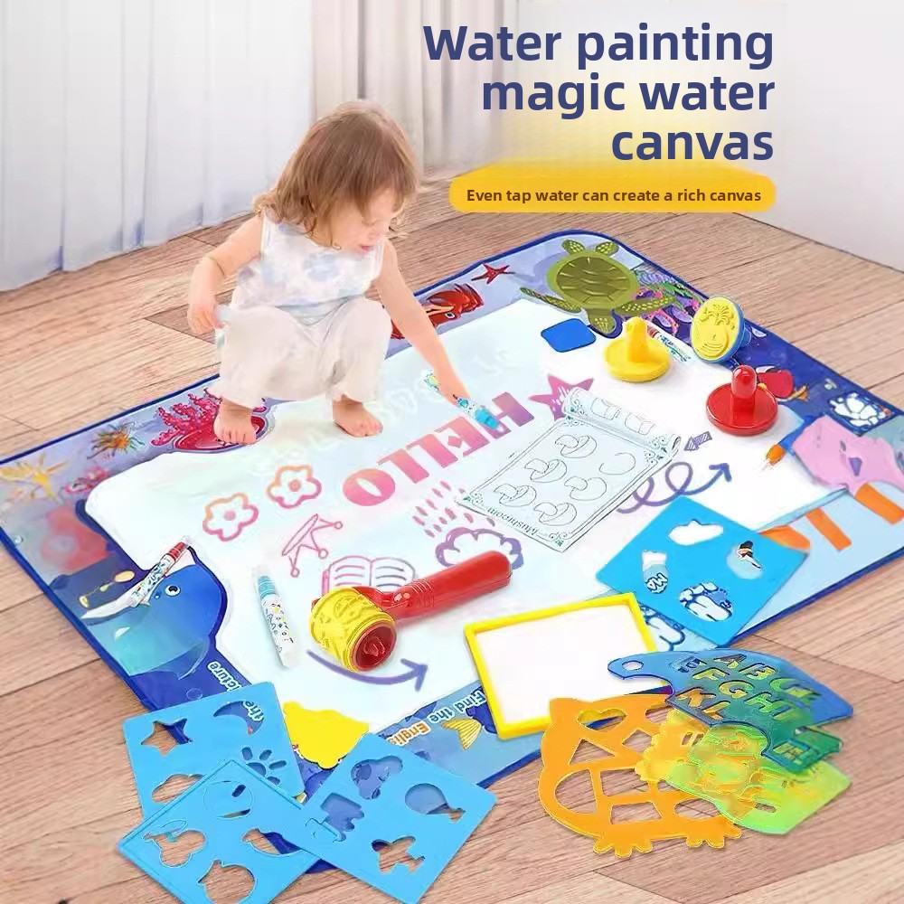 Kids Large Magic Water Drawing - Kids Education Rug ulasan dan harga