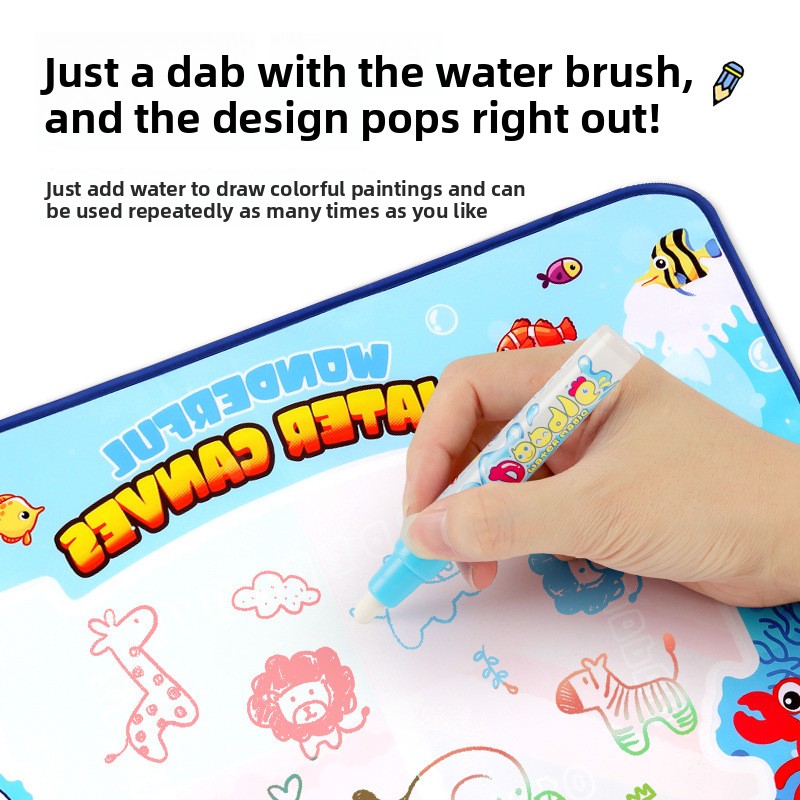 Kids Large Magic Water Drawing - Kids Education Rug ulasan dan harga
