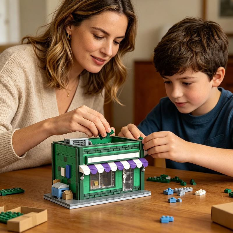 Building Blocks MOC Modular Mi - Kids Education Card ulasan dan harga