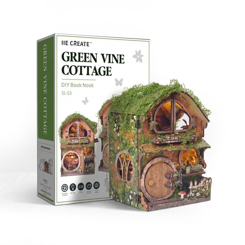Green Vine Covered Cottage 3D  - Kids Without Education ulasan dan harga