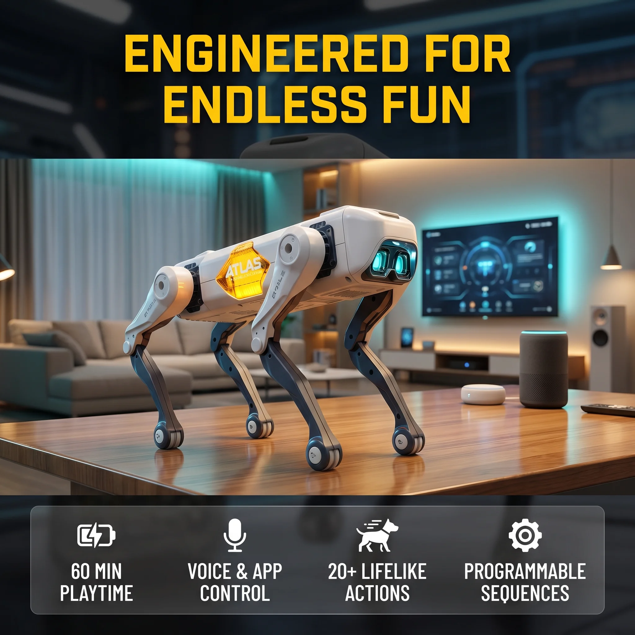 AI Smart Robot Dog, Voice & AP - Kids Educational Device ulasan dan harga